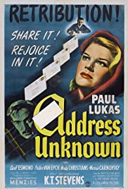 Address Unknown (1944) Episode 